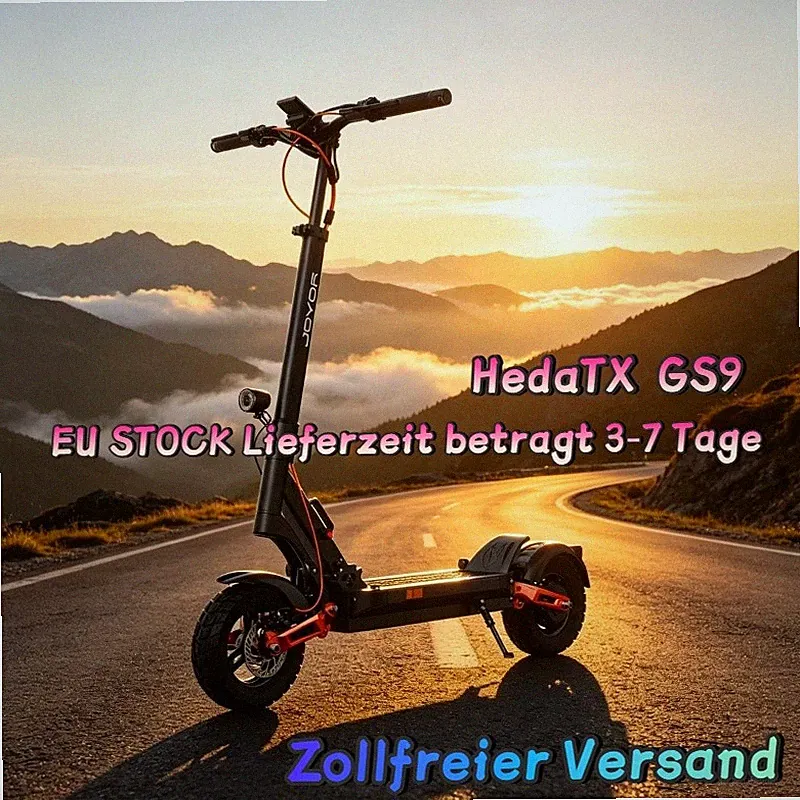 E-Roller,40-100km Reichweite,JOYOR T6E(ABE) 150kg hydr. Dämpfung, faltbar
