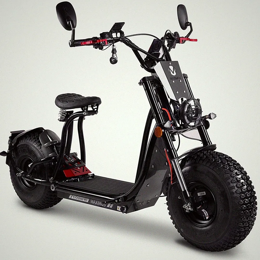E-Roller 45 km/h mit Straßenzulassung & Lithium Akku