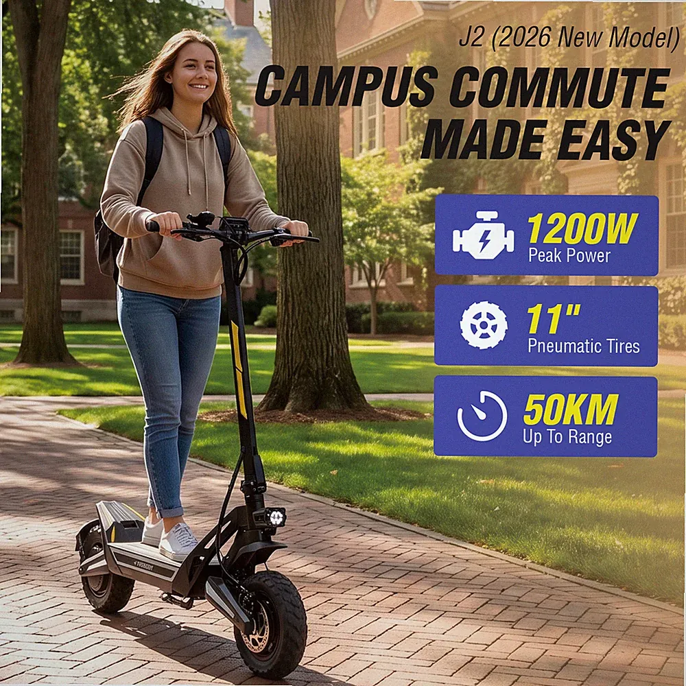 E Roller 55km/h Elektro-Scooter 11'' Klappbar Elektroroller 1200W 18.2Ah 120KG
