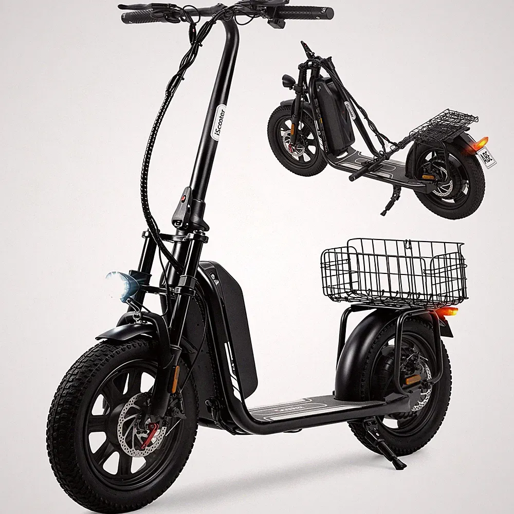 E-Scooter 16 Zoll Elektroroller ABE 500W Klappbar E-City bike 36V/20.8Ah 150KG
