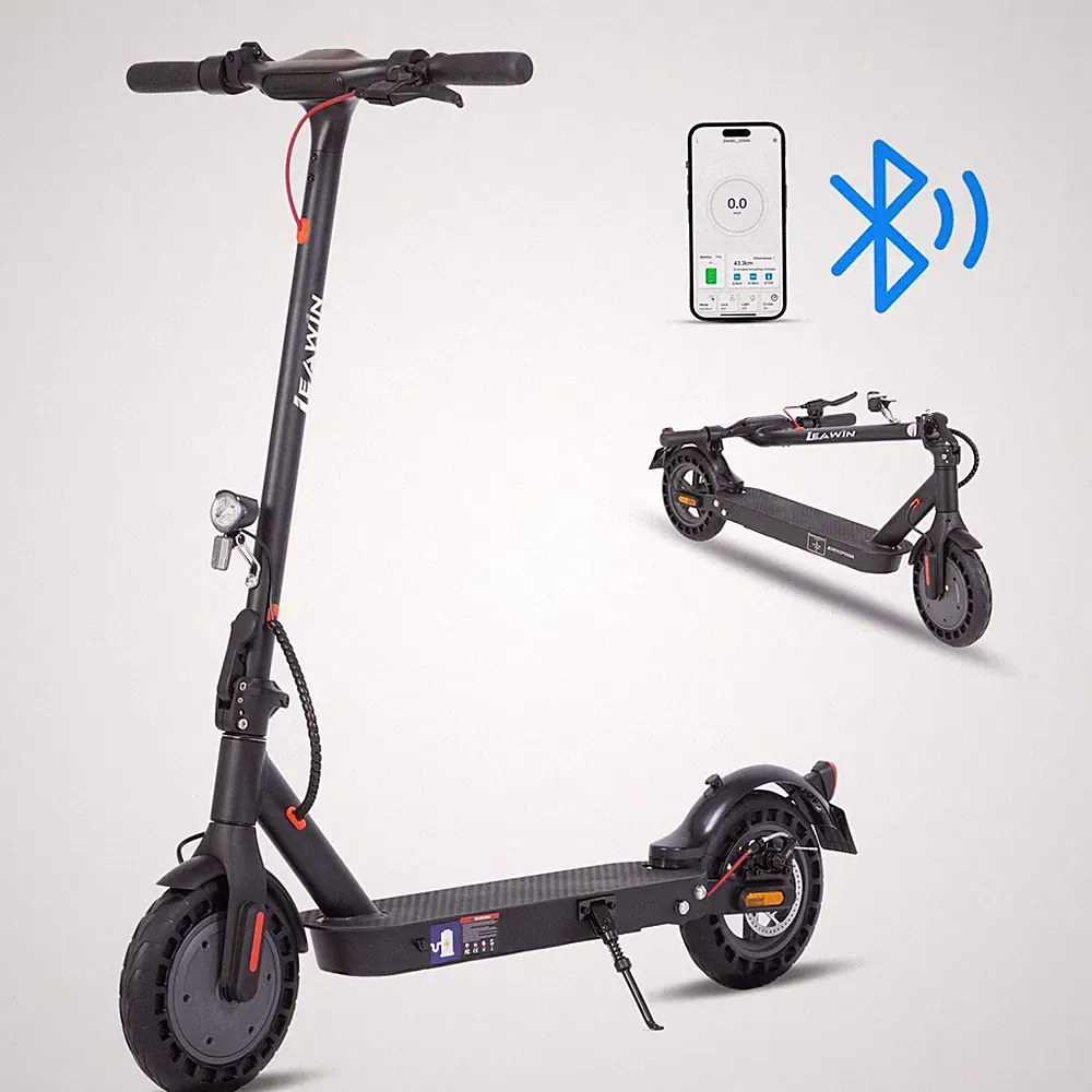 E-Scooter 500W 36V 10Ah mit ABE E9T Klappbar 10'' Elektroroller 20KM/H mit APP