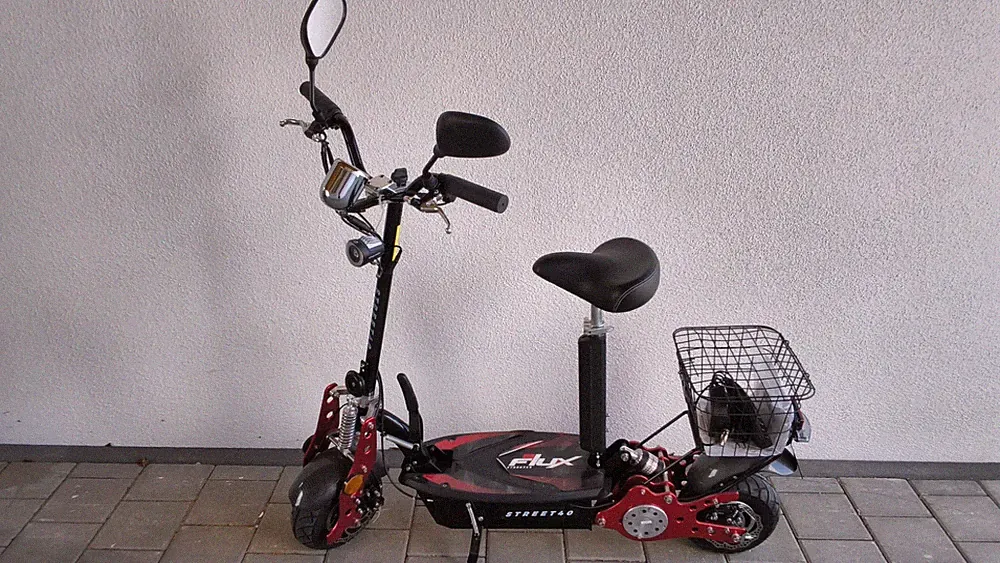 E-Scooter E- Fluxs Street 40 Straßenzulassung Elektro Roller klappbar Korb
