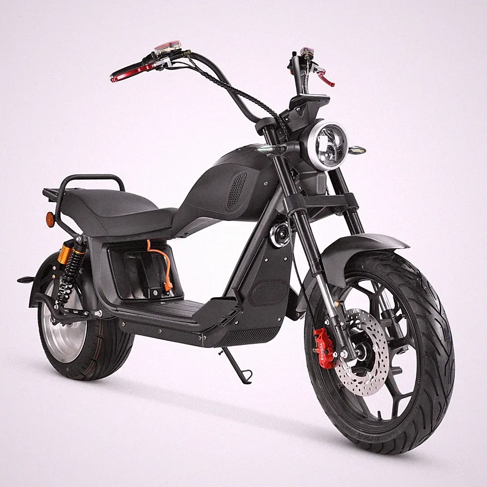 E-Scooter Elektroroller Roller mit Straßenzulassung StVZO Coco Chopper CP6 2000W