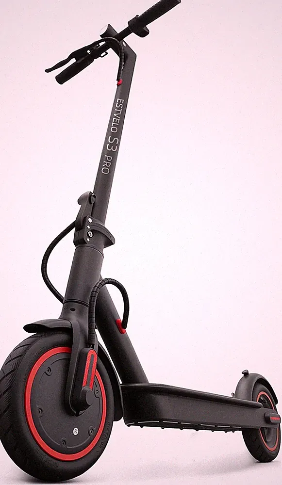 E-Scooter ESTVELO S3 PRO 20 km h mit Luftreifen 30 km Reichweite 120 kg max.