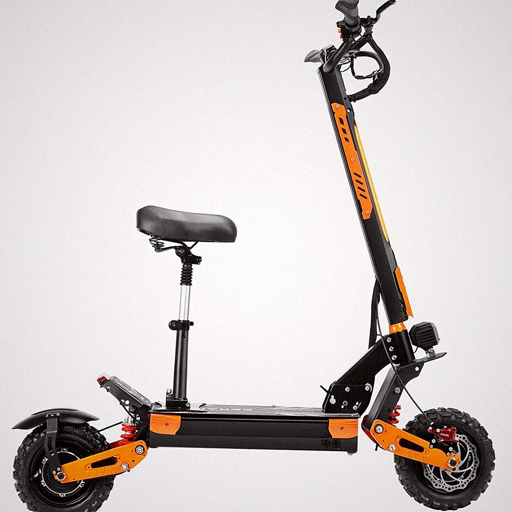 E-Scooter für Erwachsene 60V/30AH Klappbar Elektroroller 11 Zoll Off-road Reifen