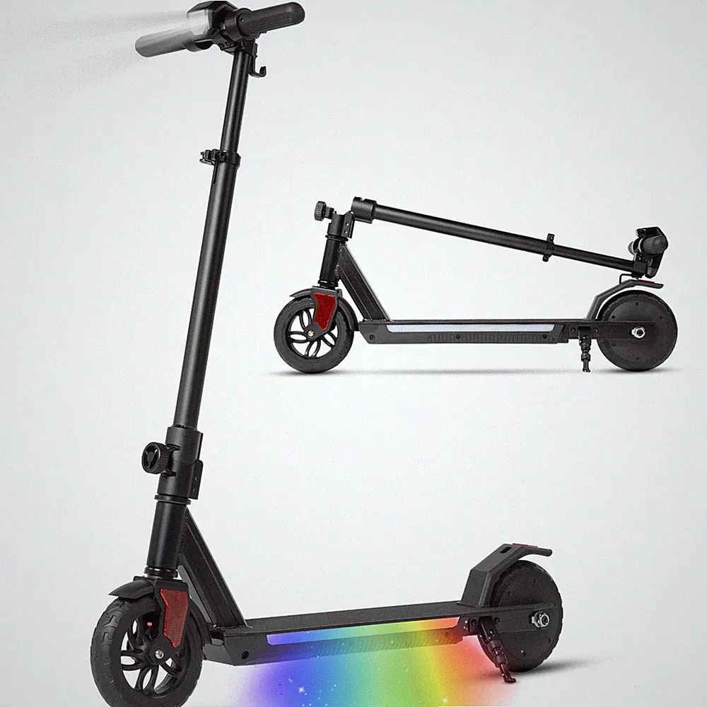 E Scooter Für Kinder 6-14 Jahren Kinderroller 14km/h Elektroroller E-Roller LED