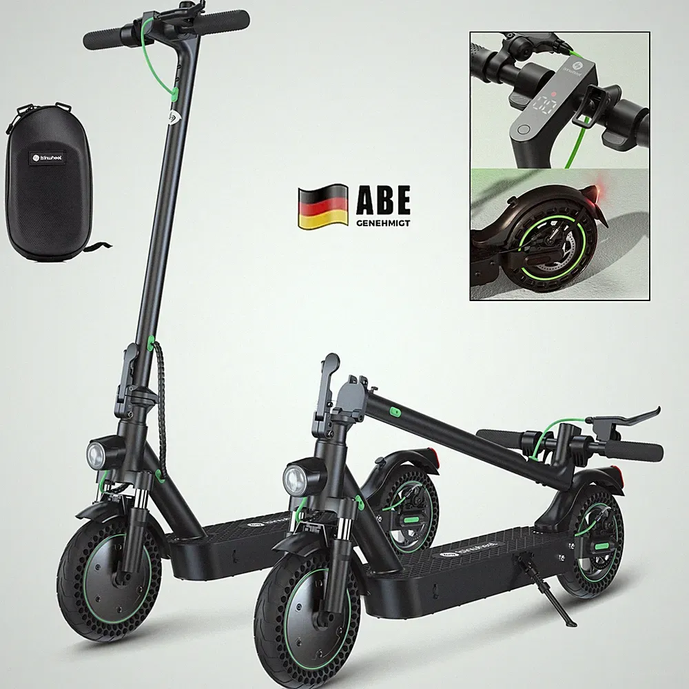 E-Scooter Klappbar Mit Straßenzulassung ABE 36V 20KM/H Elektroroller bis 40 KM