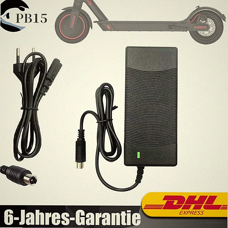 E Scooter Ladegerät 42V 2A für Xiaomi M365 Ninebot S1 S2 S3 S4 Elektroroller