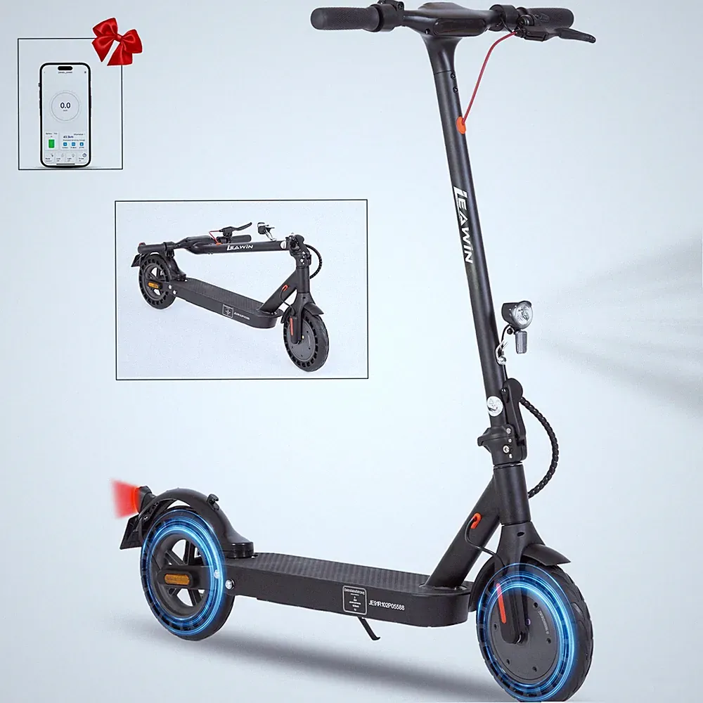 E-Scooter mit ABE 500W 36V 10Ah 10'' E9T Klappbar Elektroroller 20KM/H mit APP