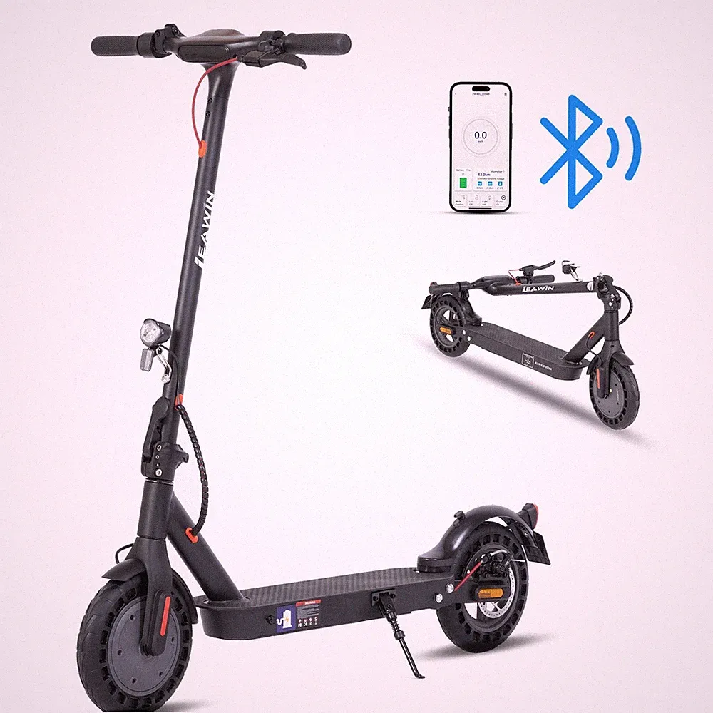 E-Scooter mit ABE 500W 36V 10Ah E9T Klappbar 10'' Elektroroller 20KM/H mit APP