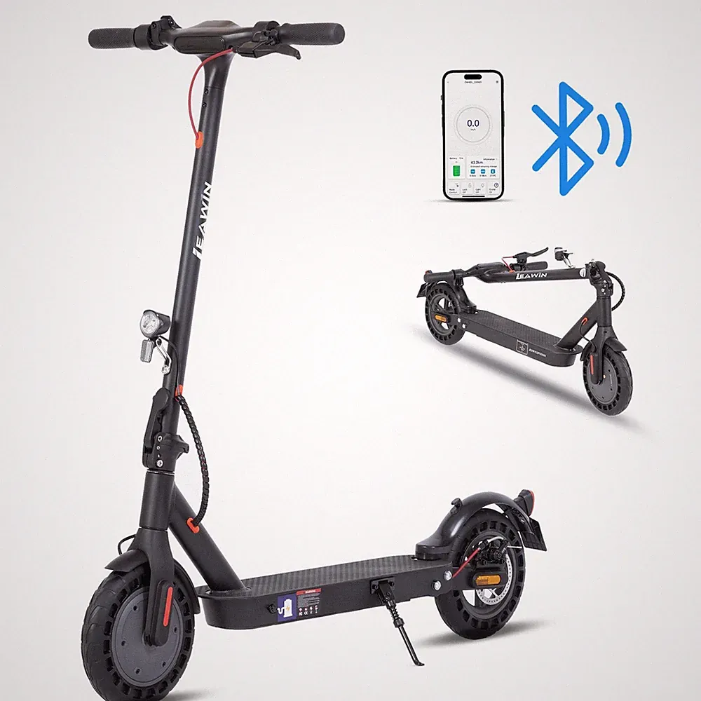 E-Scooter mit ABE 500W 36V 10Ah E9T Klappbar 10'' Elektroroller 20KM/H mit APP