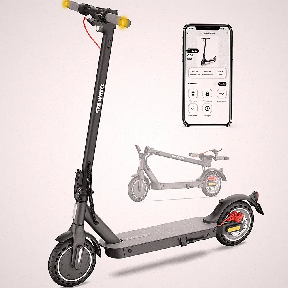 E-Scooter mit ABE Faltbar 8,5" Elektro Roller Offroad APP Elektroroller bis 30km