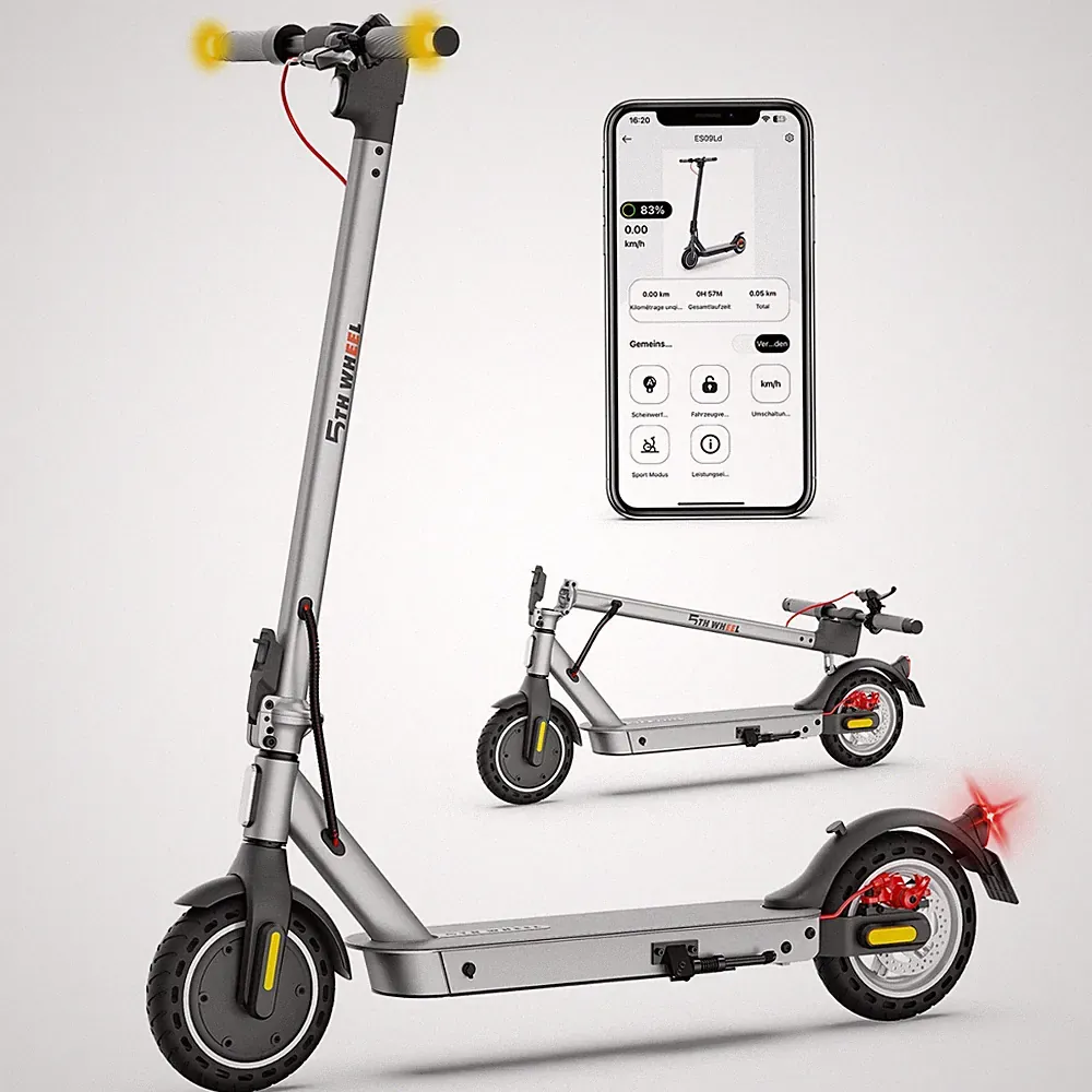 E-Scooter mit ABE Faltbar 8,5 Zoll E-Roller Offroad APP Elektroroller Bis 20km/h