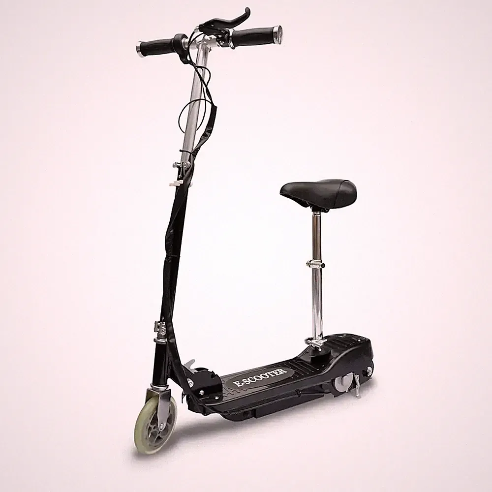 E-Scooter mit Sitz 120 W Schwarz