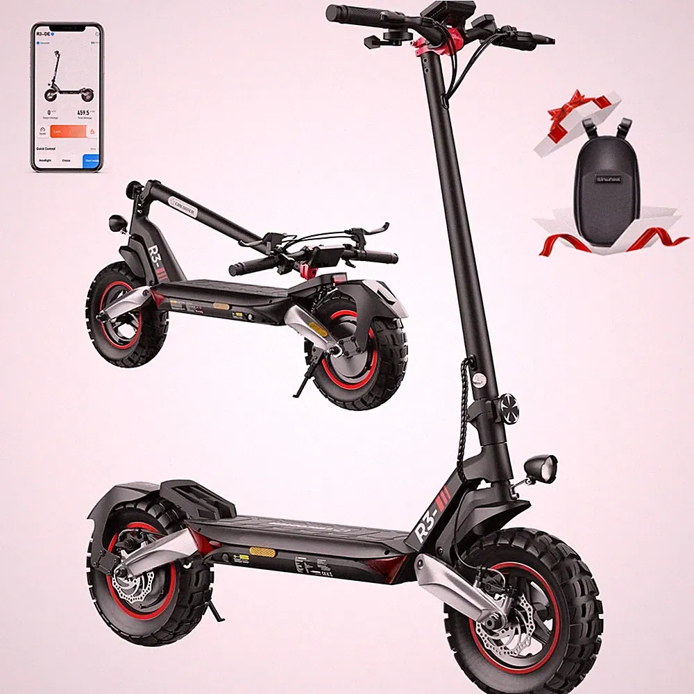 E-Scooter mit Straßenzulassung 20 km/h Faltbar Elektro Roller bis 100KM Offroad
