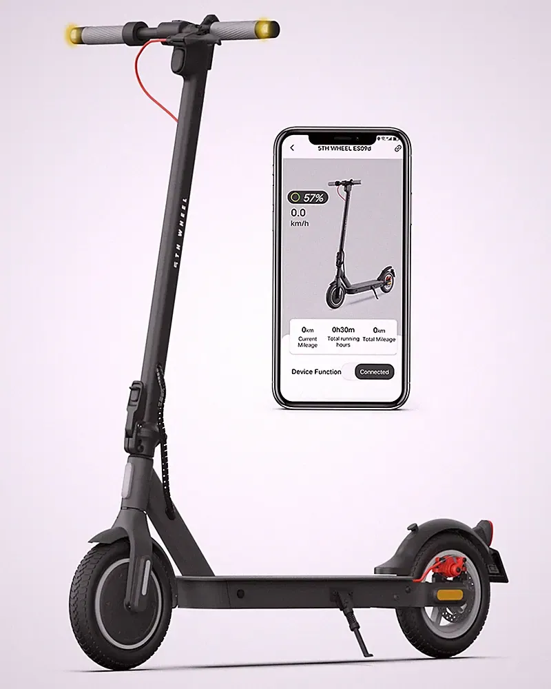 E-Scooter Mit Straßenzulassung 30KM APP ABE Klappbar 20km/h 10" Elektroroller