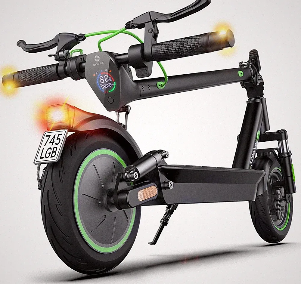 E-Scooter mit Straßenzulassung 36V15Ah Elektroroller Doppelte Federung bis 60 KM
