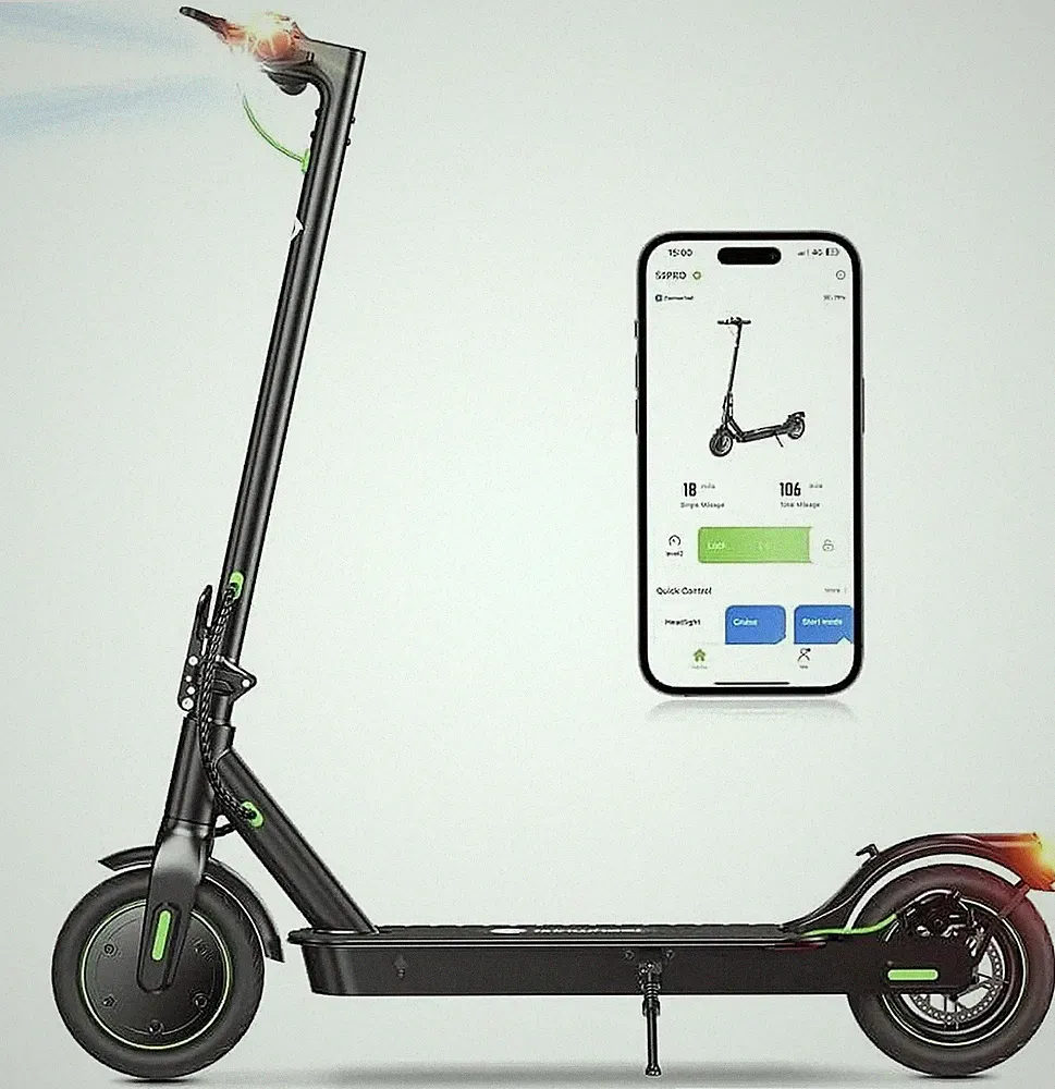 E-Scooter mit Straßenzulassung ABE 330W Elektroroller APP Offroad E-Roller 120kg