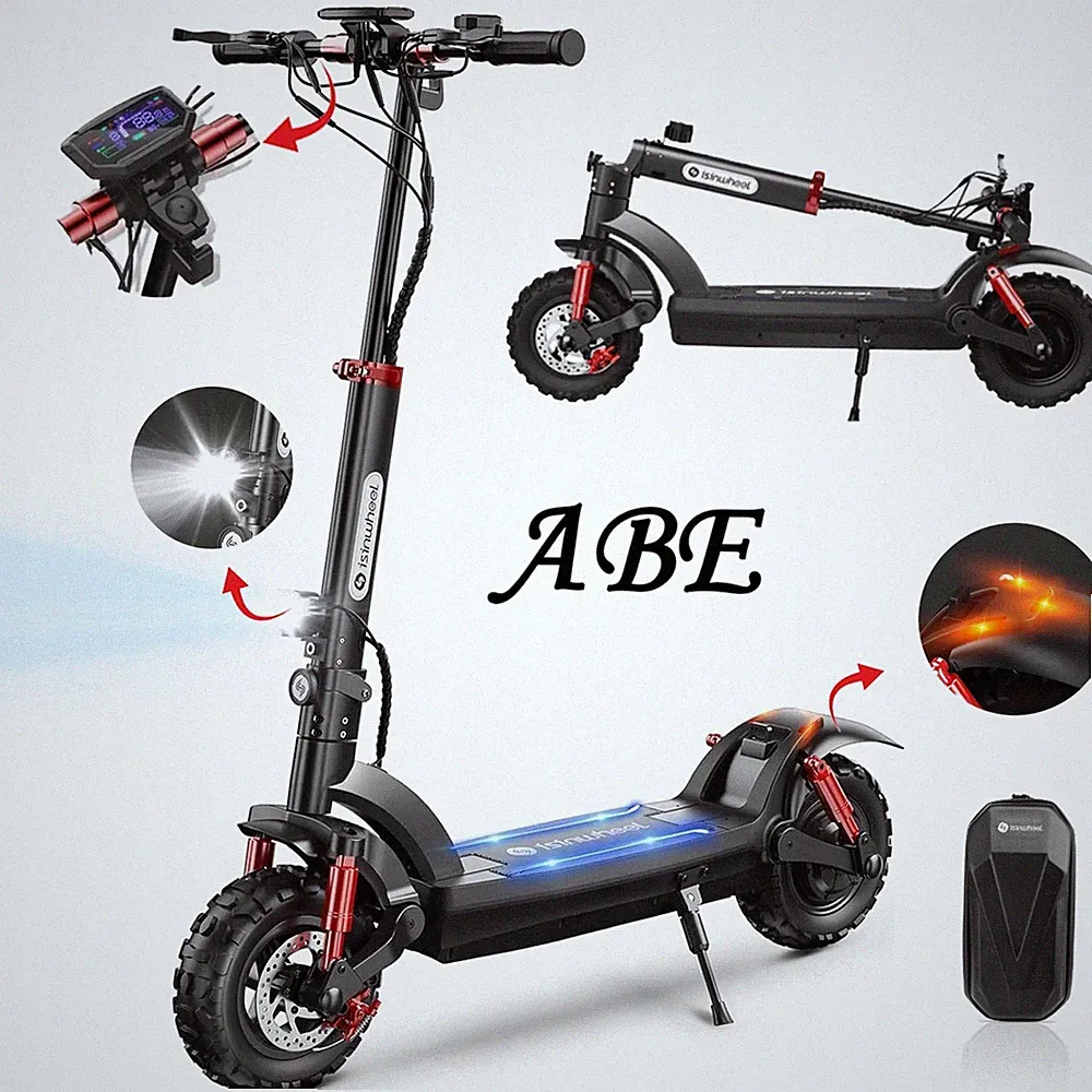E-Scooter Mit Straßenzulassung ABE Elektroroller 48V 15AH 11 Zoll E Roller 80KM