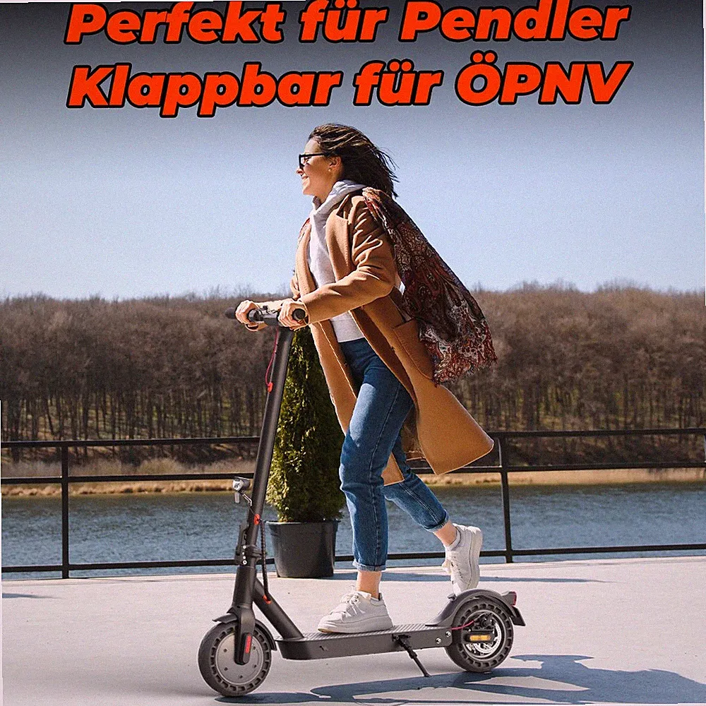 E-Scooter Mit Straßenzulassung ABE klappbar Elektroroller bis 40 KM Reichweite