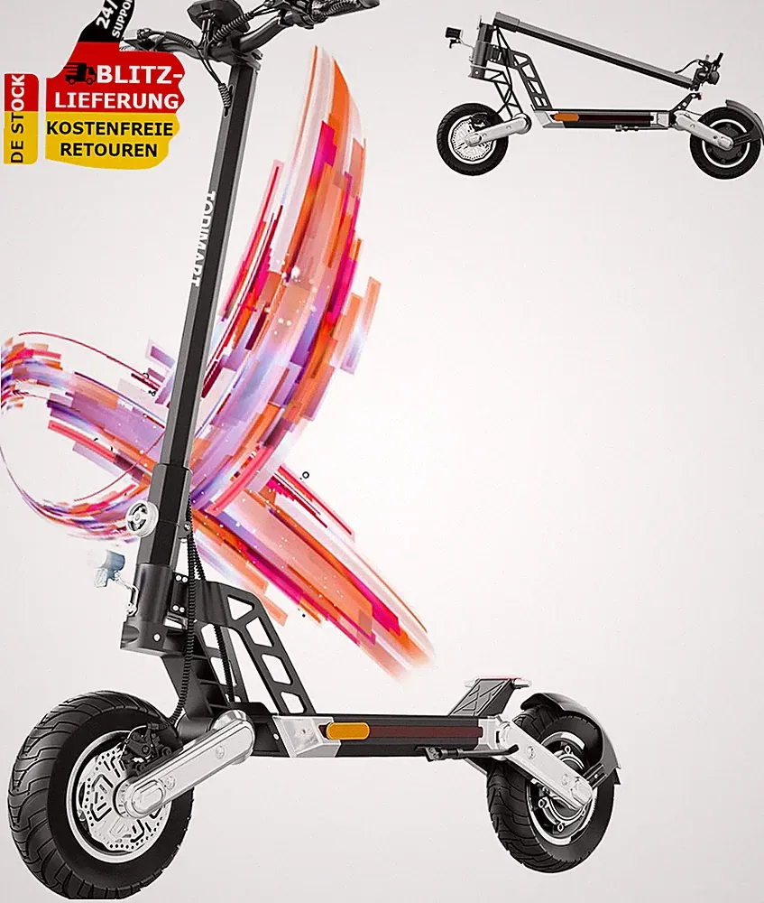 E Scooter Mit Straßenzulassung Fährt 65/85 Km Max. 20Km/H 150Kg Elektroroller