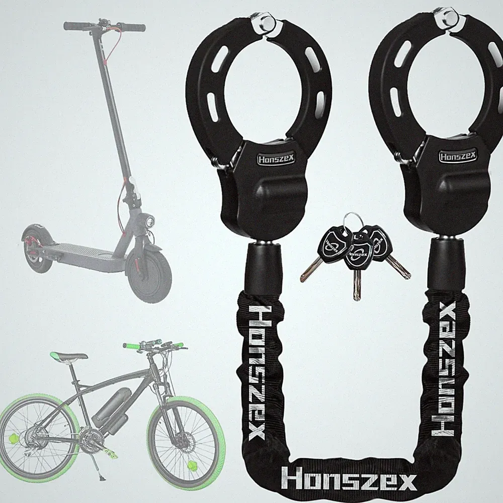 E Scooter Schloss Fahrradschloss Honszex Sicherheit Schloss für Elektroroller...