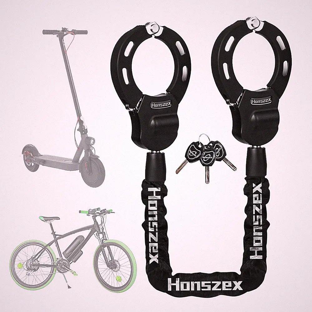 E Scooter Schloss Handschellenschloss 92 cm hohe Sicherheit Elektroroller Bügel