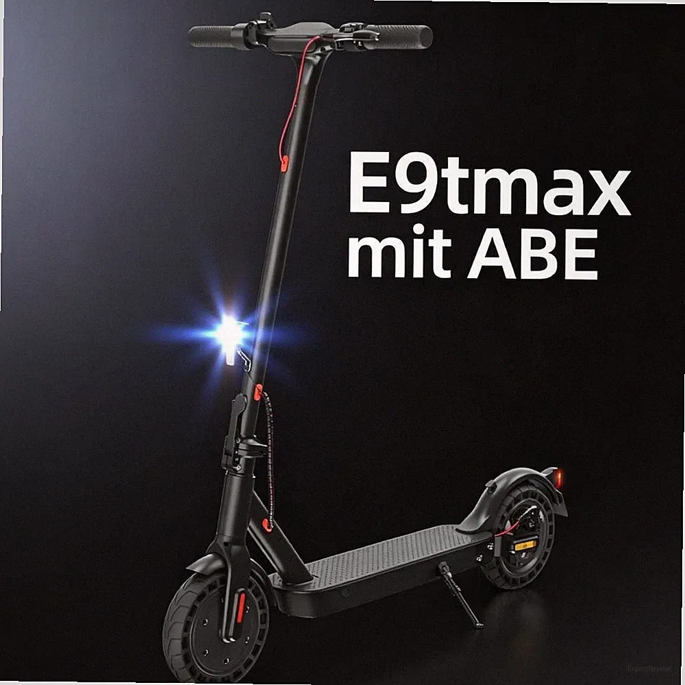 E9tmax 500W Elektroroller 10'' mit Straßenzulassung ABE E-Scooter Klappbar 20kmh