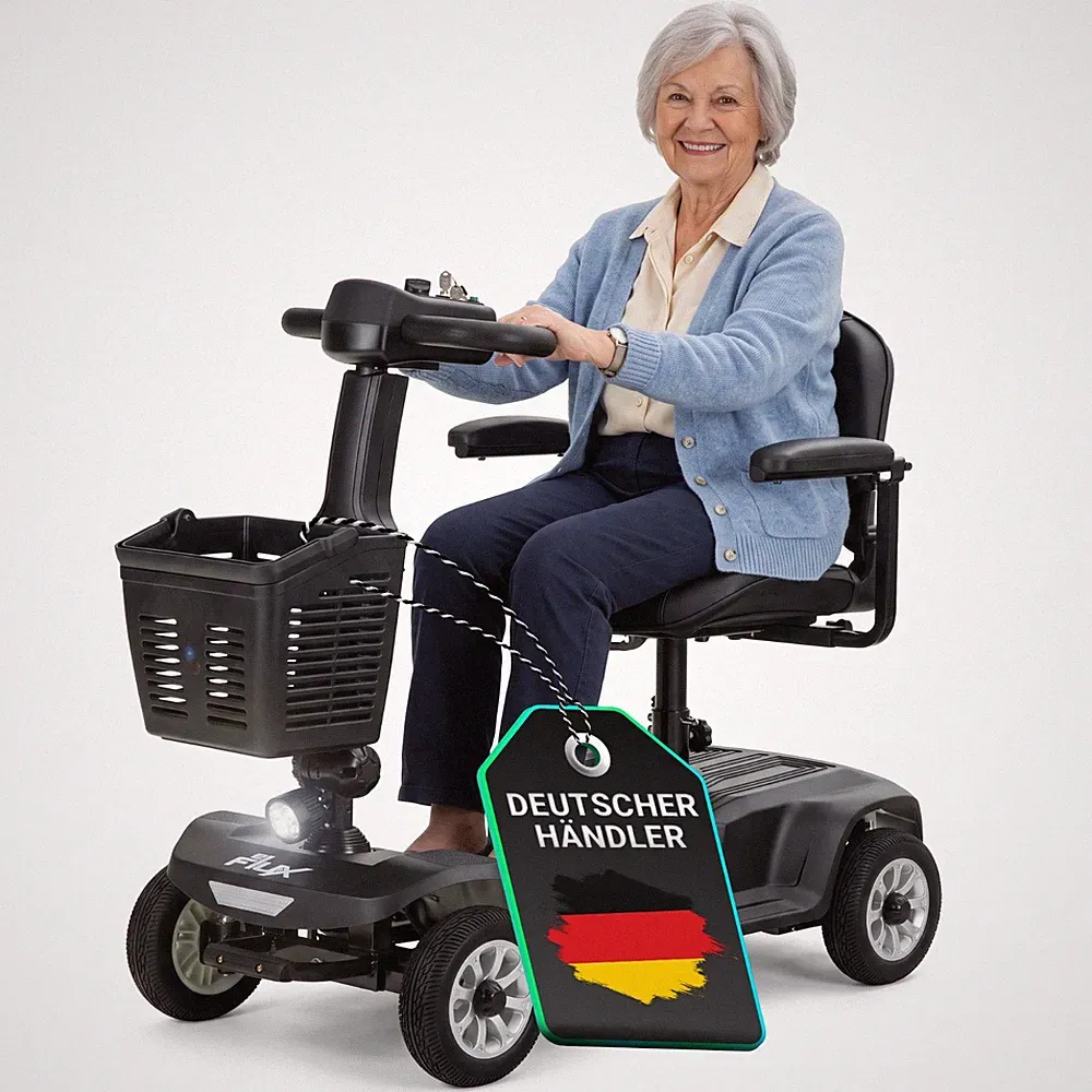 eFlux Mobility Scooter Elektromobil Seniorenmobil Senioren Roller E-Scooter