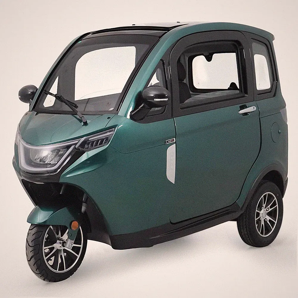 Elektro-Kabinenroller Dreirad 45kmh Urban Hopper Cabin LI 2kW Lithium Grün