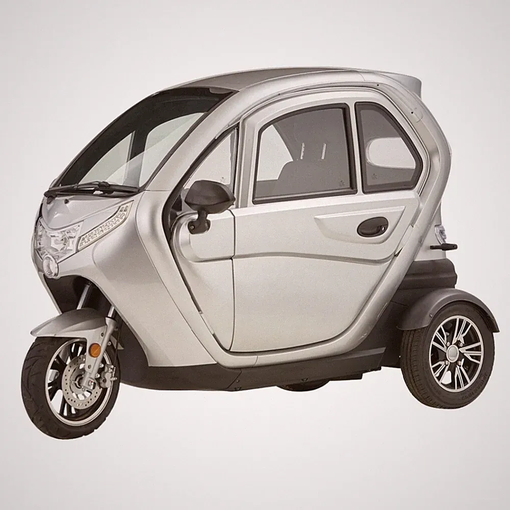 Elektro Kabinenroller Dreirad E-Auto 25km/h 72V 52Ah Mopedauto LED ECO Scooter