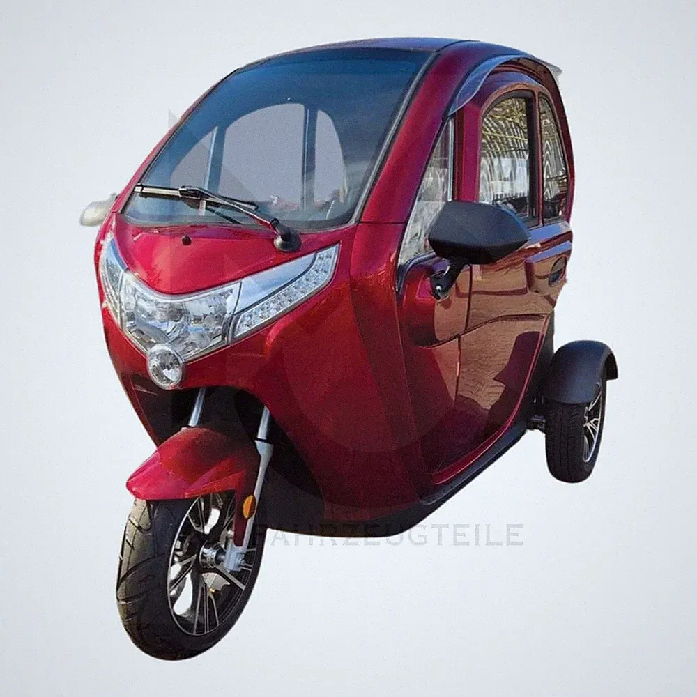 Elektro Kabinenroller Dreirad E-Auto 25km/h 72V 52Ah Mopedauto LED ECO Scooter