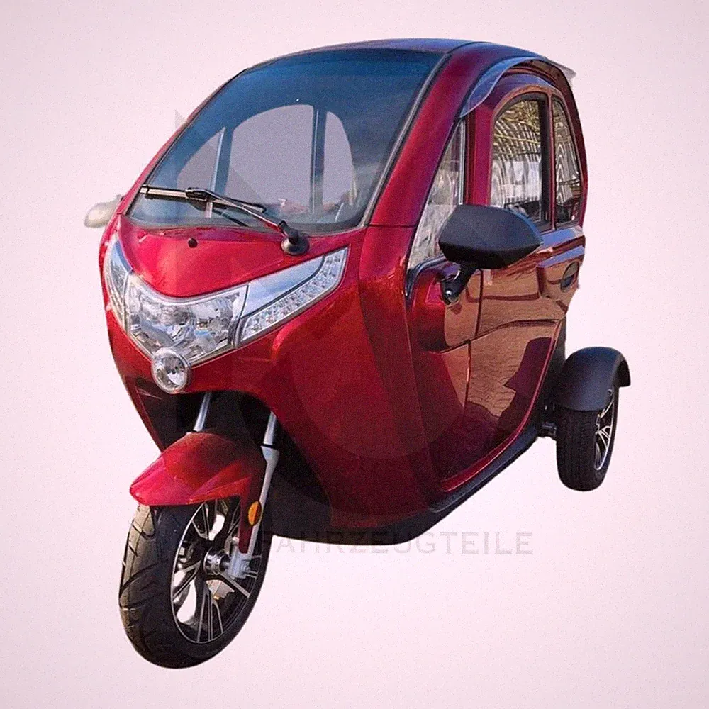 Elektro Kabinenroller Dreirad E-Auto 45km/h 72V 52Ah Mopedauto LED ECO Scooter