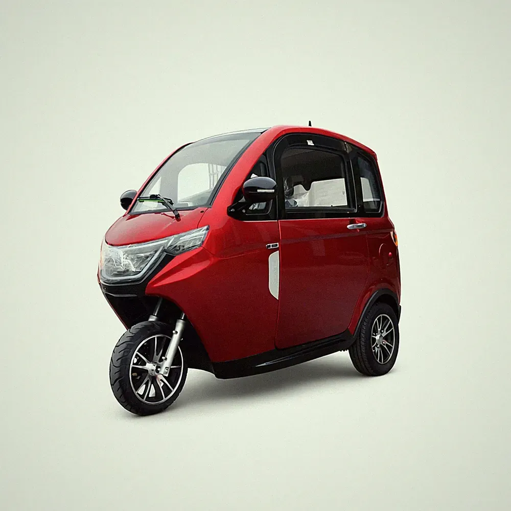 Elektro Kabinenroller Dreirad Urban Hopper Cabin Pro 45 km/h 1500W 60 km Rot