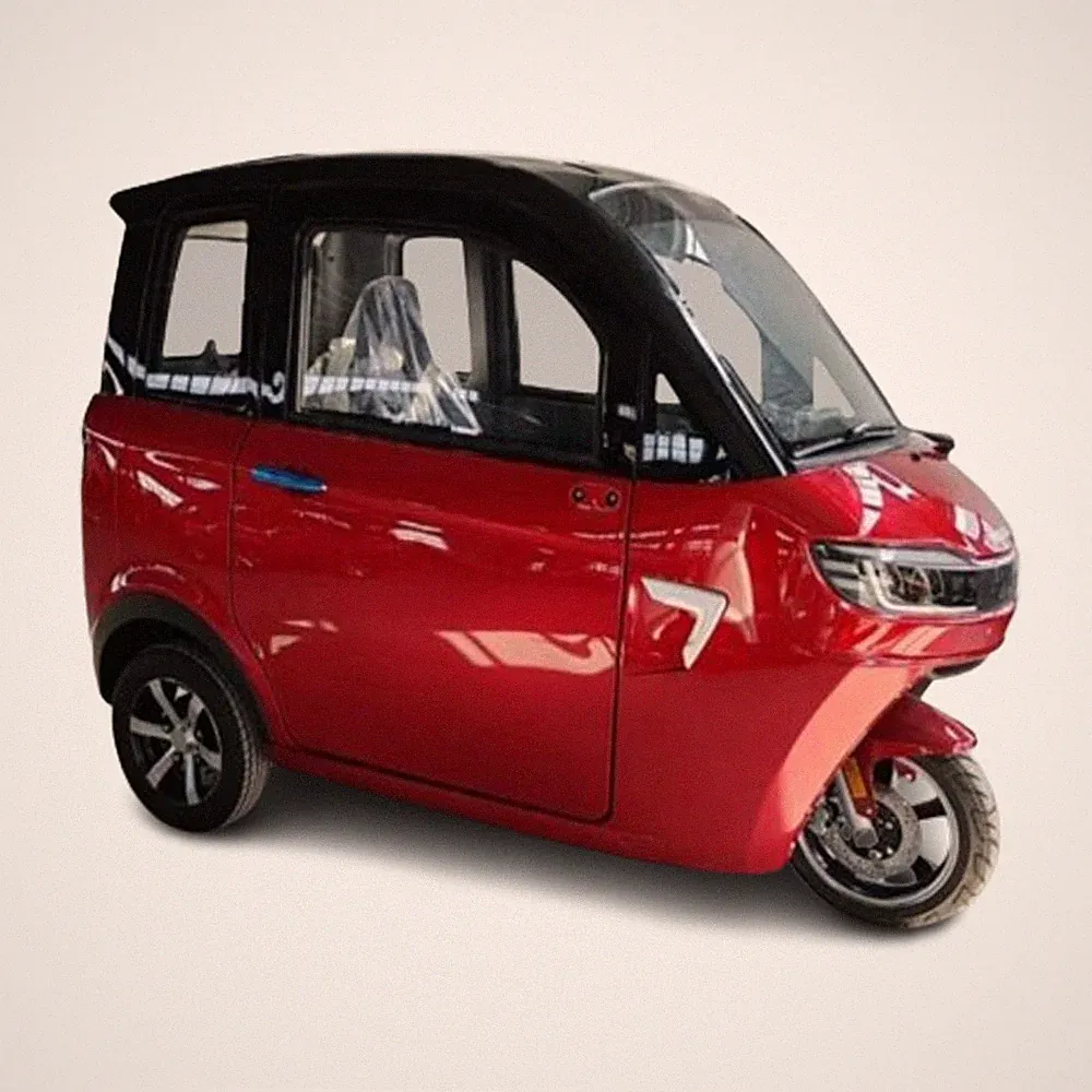 Elektro Kabinenroller Dreirad Urban Hopper Cabin Pro 45 km/h 1500W 60 km Rot