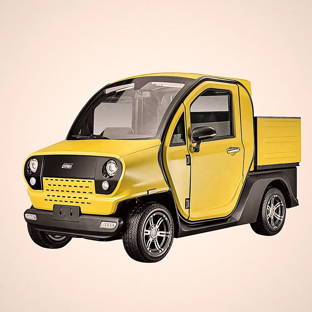 Elektro Kabinenroller LUQI EV600 PickUp Lieferwagen Pritsche 60km/h 2-Sitzer COC