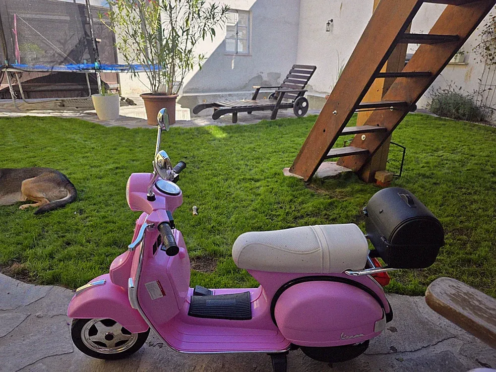 Elektro-Kinderroller Kinder Elektroroller Piaggio Vespa PX150 Kindermotorrad