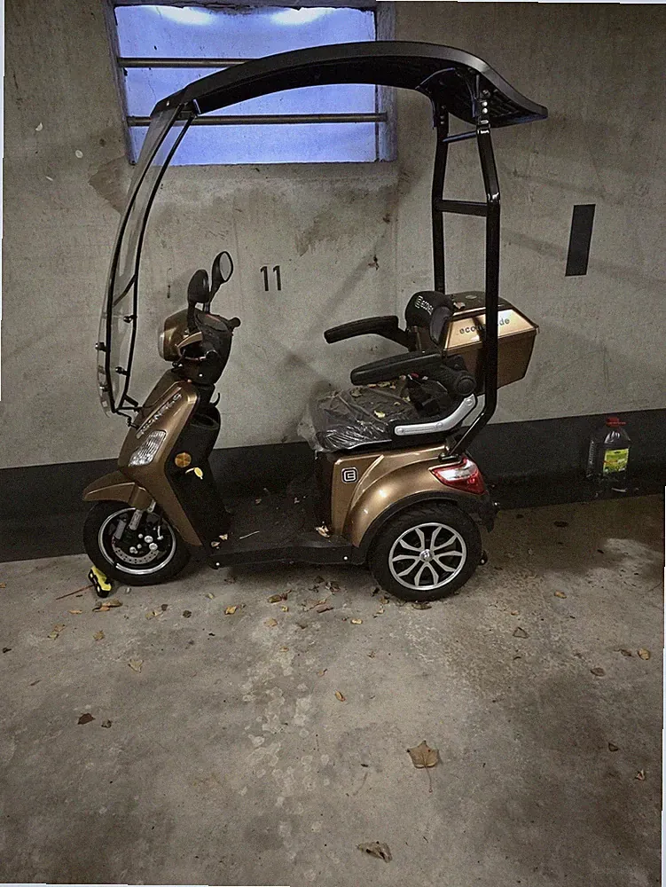 Elektro Moped Roller ECONELO 1000W 25km/h 63km Reichweite