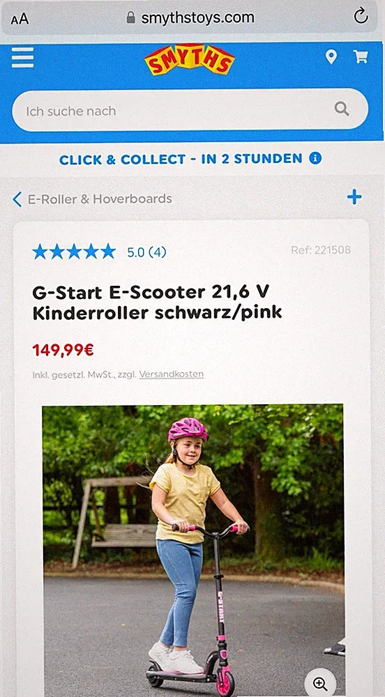 elektro roller für kinder