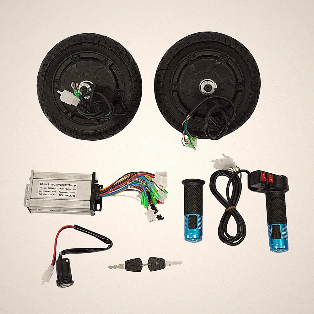 Elektro-Roller-Nabenmotor-Kit,36V DC Motor-Umrüstsatz 350W mit Rückwärtsgang