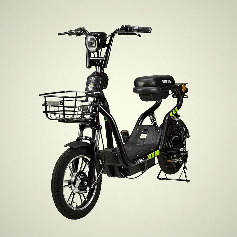 Elektro-Roller Pedelec mit Pedalen 25KmH 48V 14Ah 220W 40KM Reichweite schwarz
