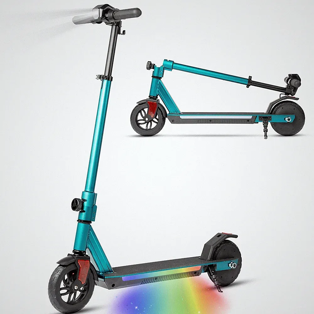 Elektro-Scooter Kinder 6-14 Jahren Faltbarer Elektroroller LCD E Scooter 14 km/h