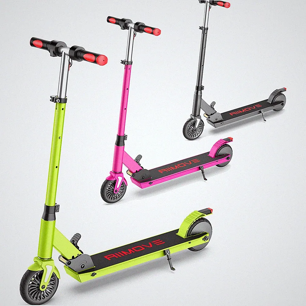Elektro-Scooter Kinder 6-14 Jahren Klappbar Elektroroller LED 18km/h 5Ah 150W