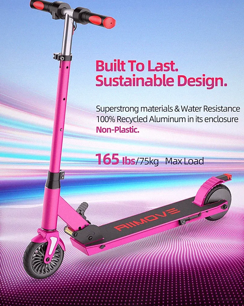 Elektro-Scooter Kinder 6 Jahren Faltbarer Elektroroller LCD E Scooter 18 km/h EU