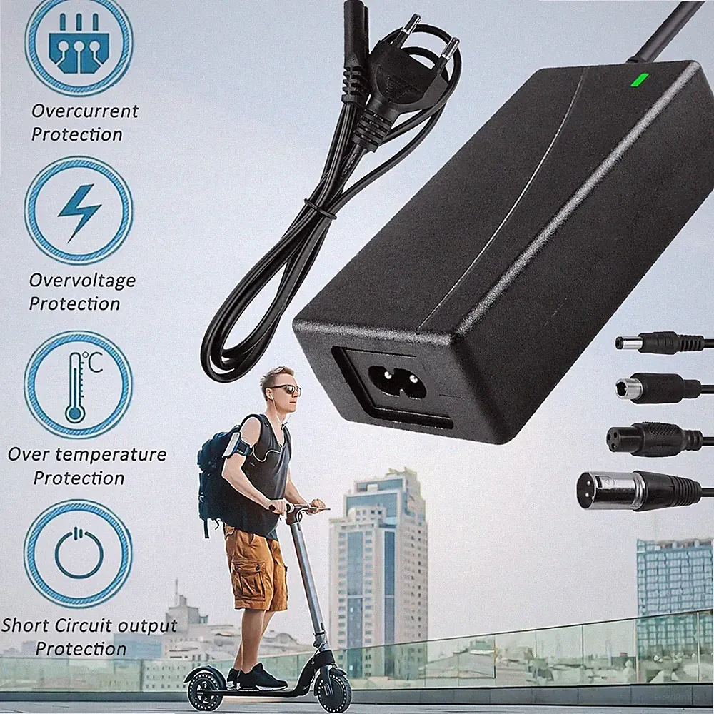 Elektro Scooter Netzteil Ladegerät Adapter für Xiaomi Elektroroller EU Ladekabel