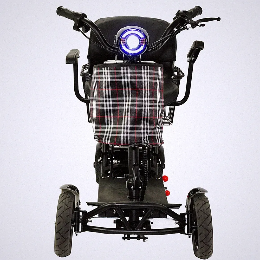 Elektro Seniorenmobil Klappbar Vierrädrig 4-Rad Senioren-Scooter E-Roller 6km/h