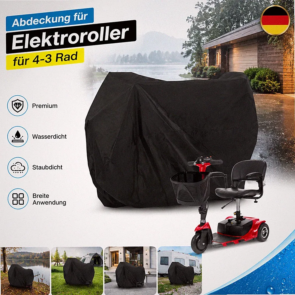 Elektromobil-Abdeckplane Schutzhülle 140x91x66cm Abdeckung Scooter Trike Quad