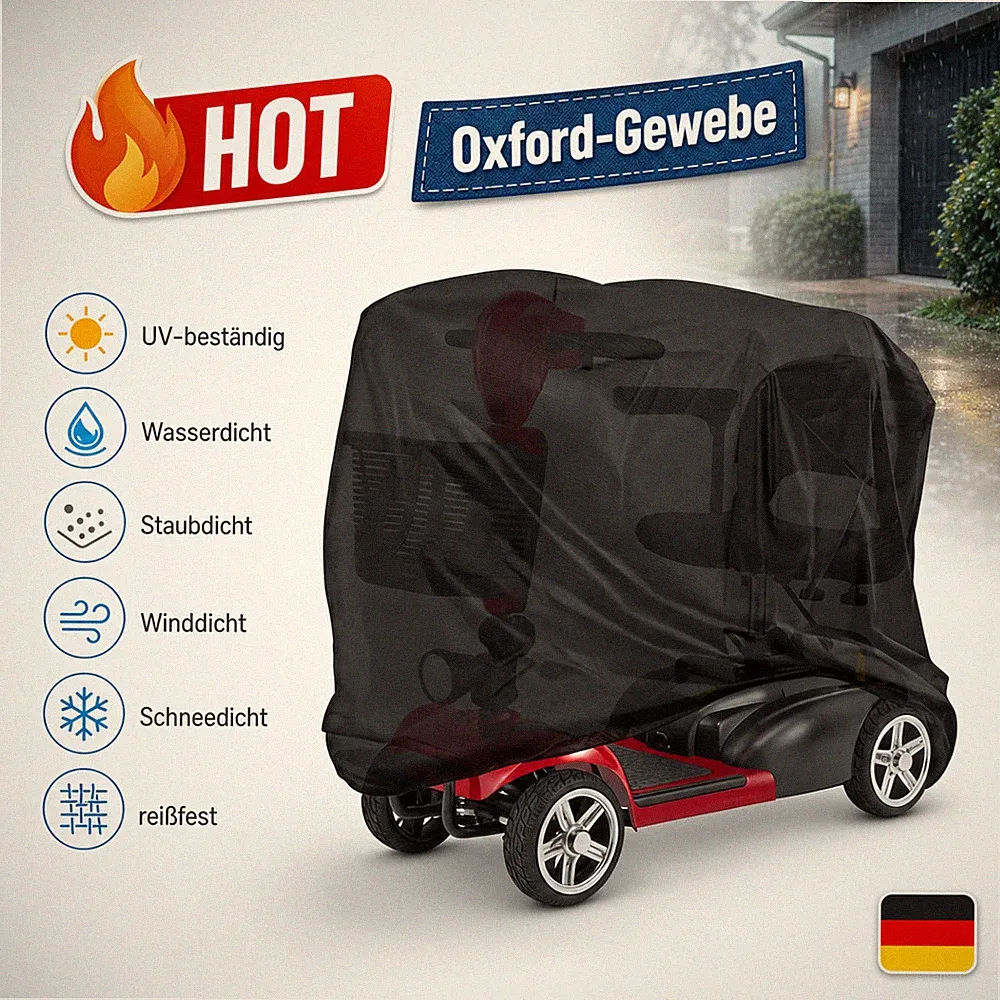 Elektromobil Abdeckplane Schutzhülle Wasserdichte Abdeckung für Mobilitätsroller