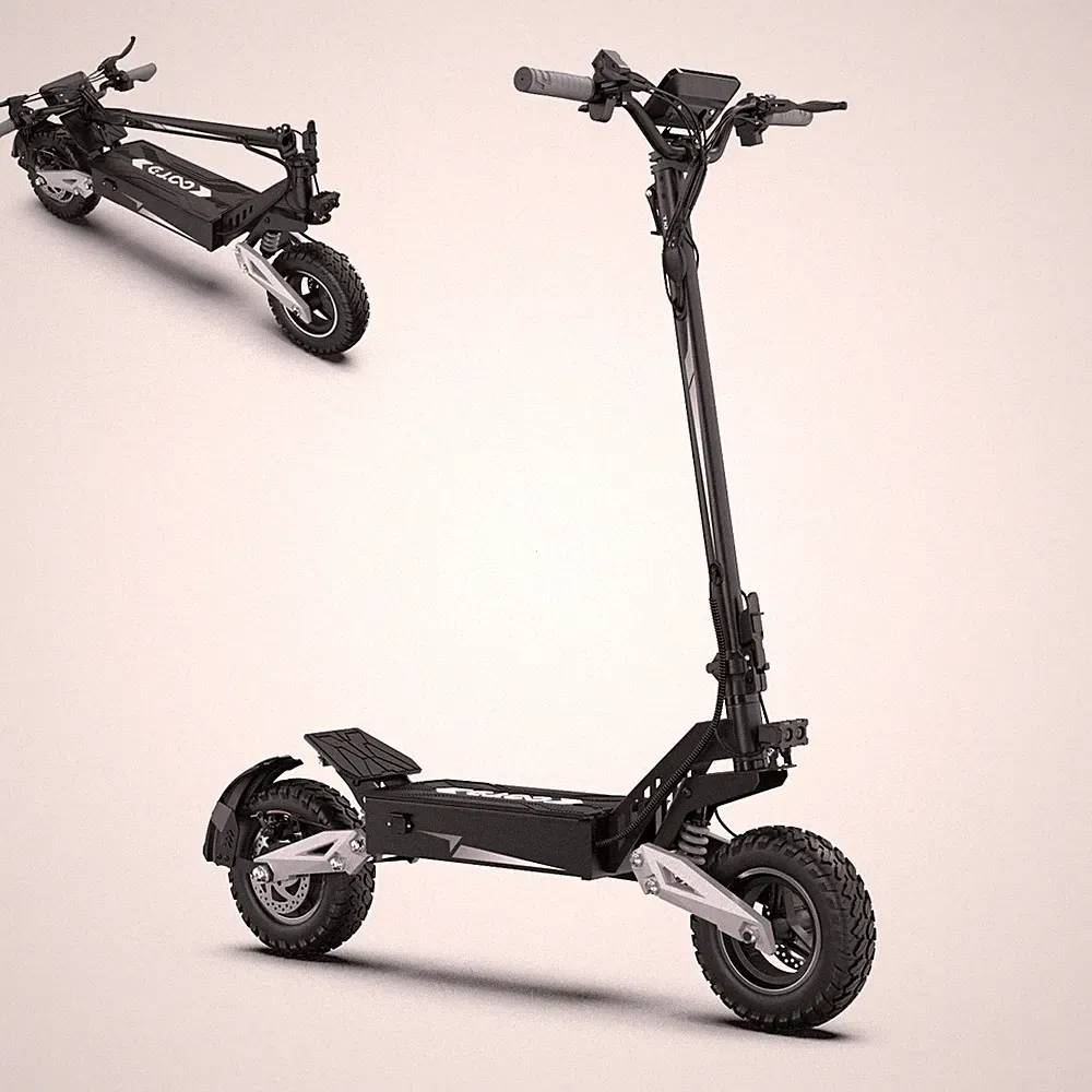 Elektroroller 11" Klappbarer 900W 48V13.5Ah E-Scooter Off-road E-Roller Bis 60km
