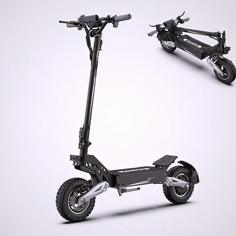 Elektroroller 11" Klappbarer E-Scooter 900W 48V13.5Ah E-Roller Off-road Bis 60km